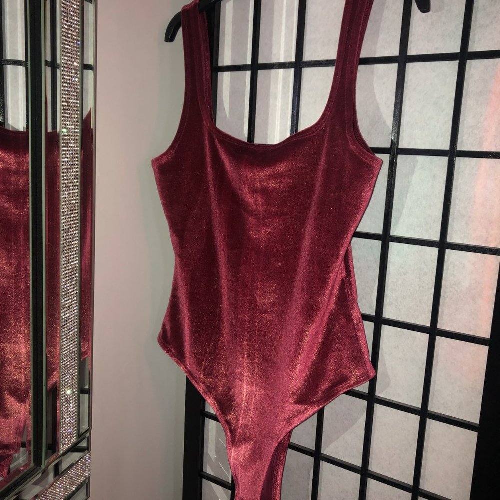 Topshop Size 12 Shimmery Body Suit